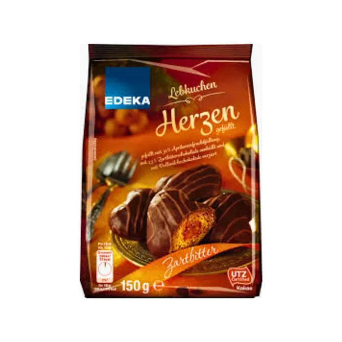 Lebkuchen Hearts Filled Dark | Fusion Food Haus