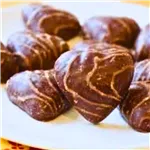 Lebkuchen Hearts Filled Dark
