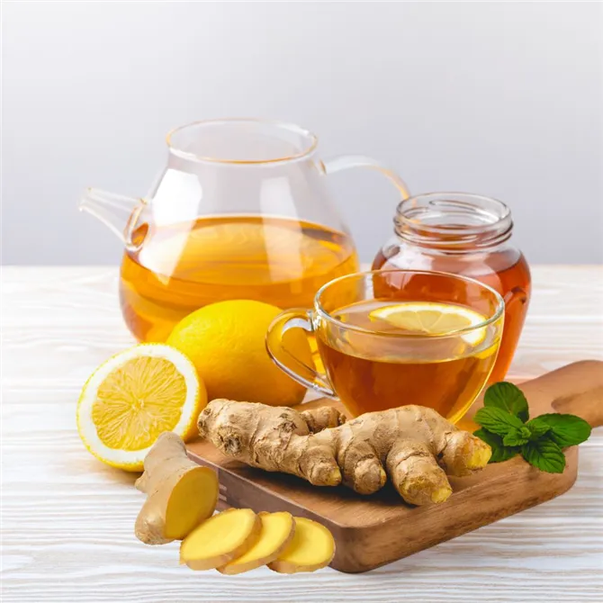 Honey Ginger Lemon Drink | Fusion Food Haus