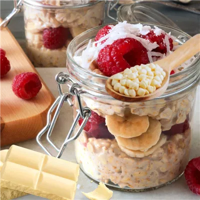 RUF Raspberry White Choc Porridge | Fusion Food Haus